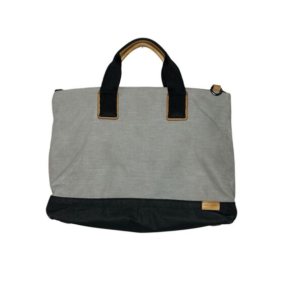 Skagen Kruse Canvas Laptop / Document Bag Gray Black - Picture 5 of 12